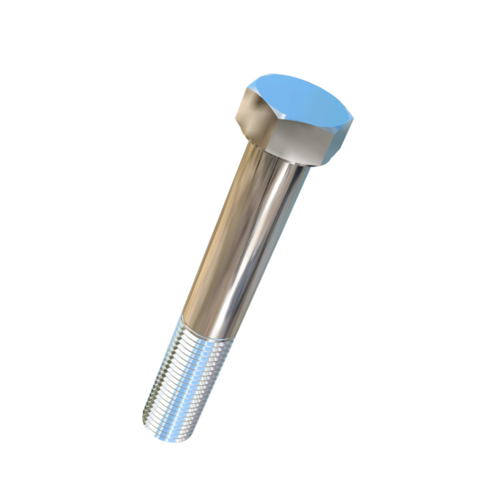 Titanium 7/16-20 X 2-3/4 UNF Allied Titanium Hex Head Bolt (No Dimple)